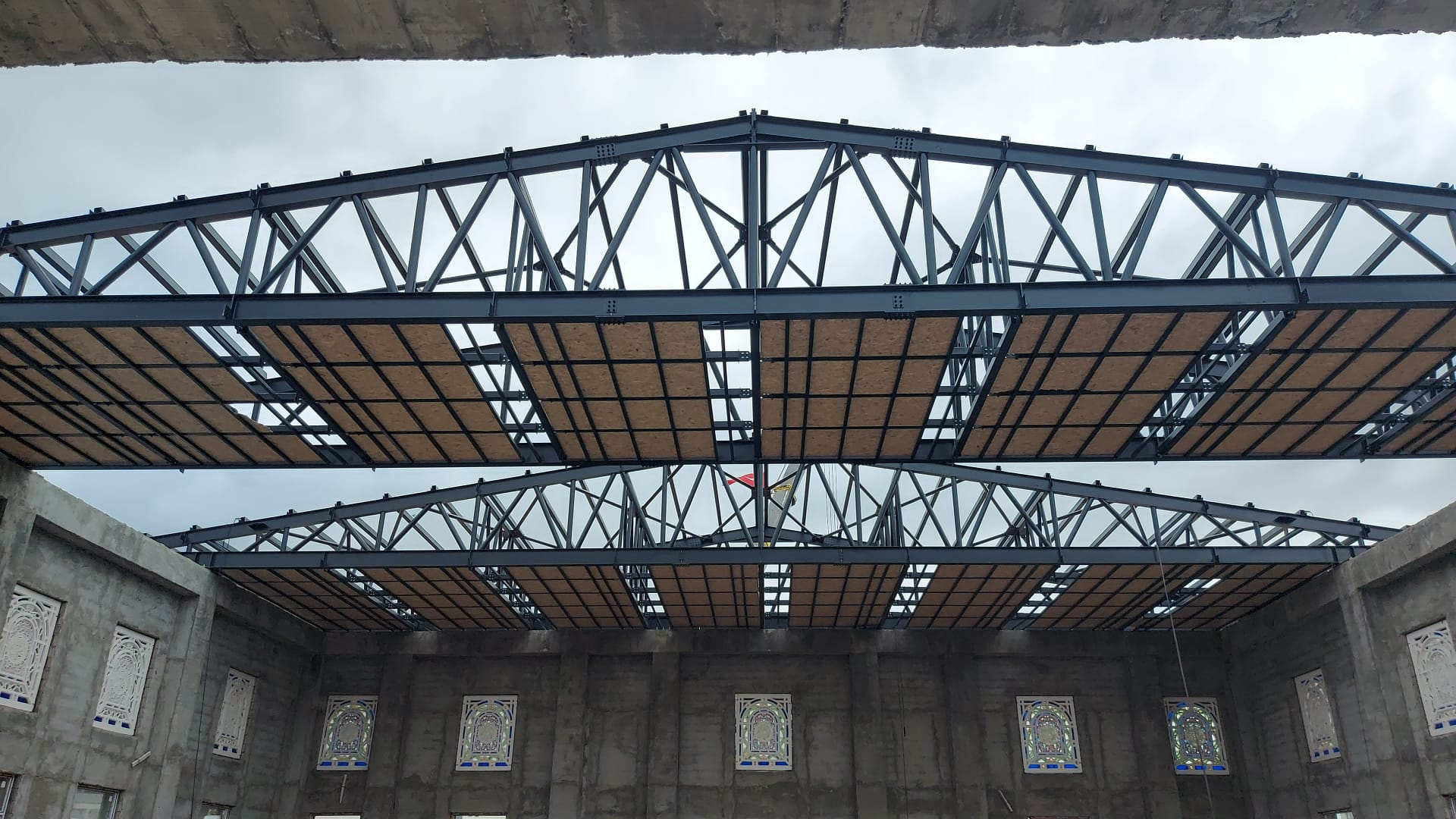 Ertuğrul Gazi Camii Çelik Çatı Yapımı