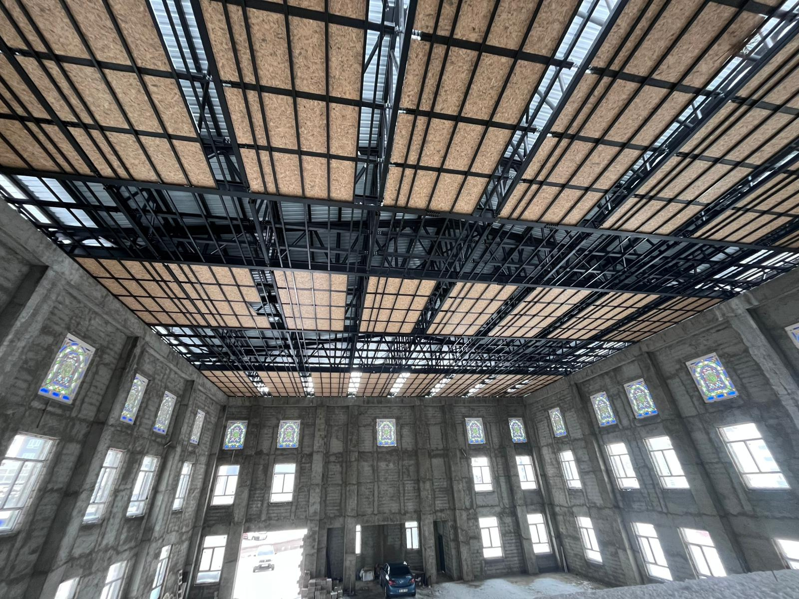 Ertuğrul Gazi Camii Çelik Çatı Yapımı